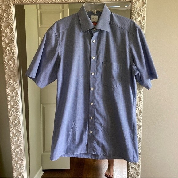 Olymp Luxor Men’s Short sleeve button down size 40. NWOT. - Picture 1 of 10